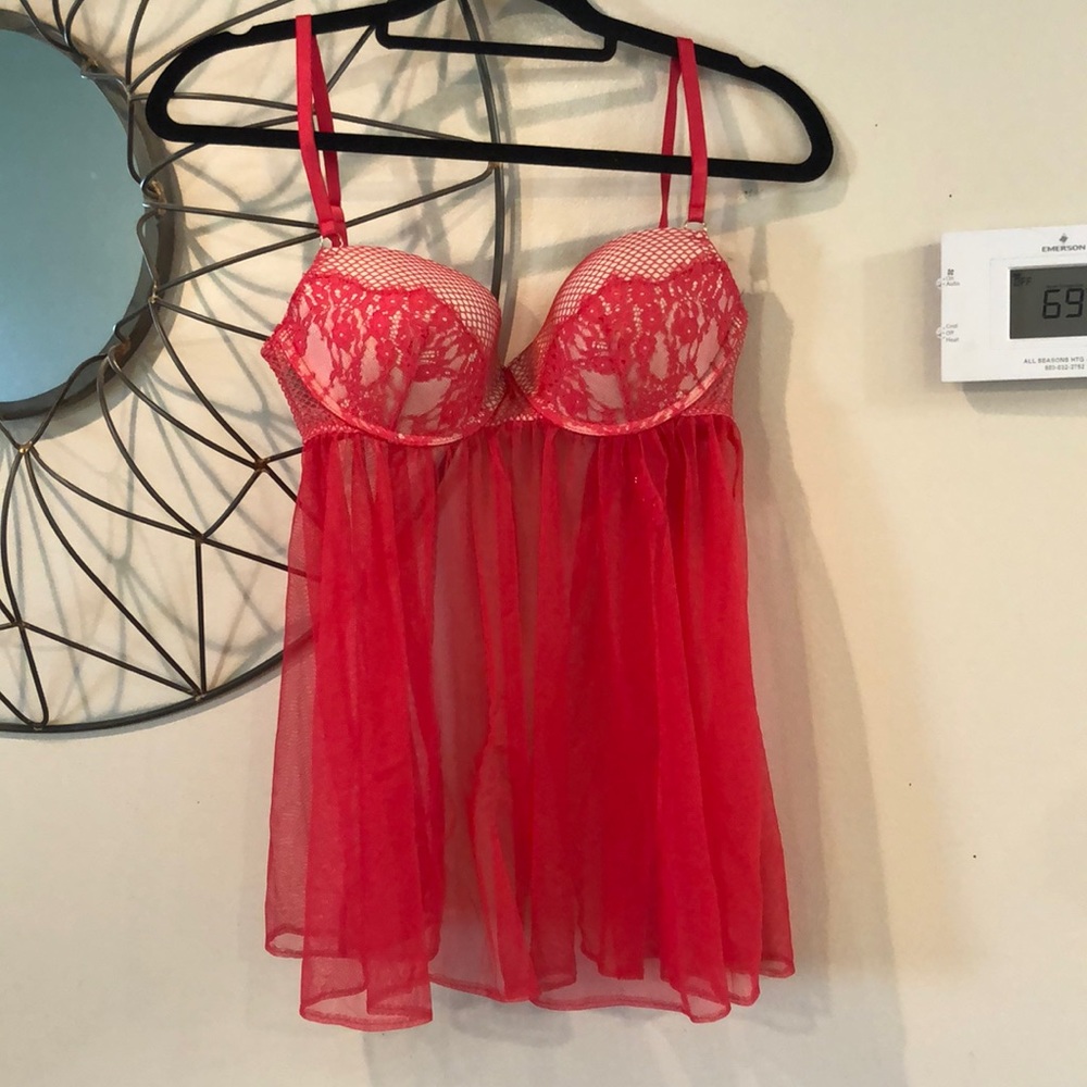 Victoria Secret babydoll lingerie. Like new condition.